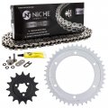 Niche Drive Sprocket Chain Combo For Suzuki Dr650se Front 15 Rear 42 Tooth 525v O-ring 110 Links