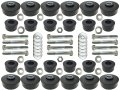 Body Mount Oe Style Rubber Bushing And Hardware Kit For Impala Convertible 1960-1964 
