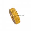 Uxcell Flat Knurled Nut M5 X 16mm 5mm Thumb Nuts Lock Adjusting Aluminum Alloy Golden 5pcs