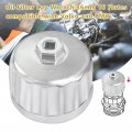86mm 16 Flutes Oil Filter Wrench Cap Removal Tool Socket For Bmw Volvo Vehicles