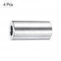 Uxcell 4pcs Stainless Steel Spacer 1 2 Bore X Od Length Screw Standoff Bushing Plain Finish Round Metal For Screws Bolts And