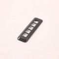 Wzxdauto Door Lock Password Button Pillar Post Keypad Cover Trim For Ford F150 2014-2023 Abs Plastic Plated With Carbon Fiber 