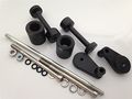 Httmt Mt219-060- No Cut Frame Slider For 2008 2009 2010 2011 2012 Kawasaki Ninja 250 250r Ex250 Black 