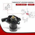 A-premium Thermostat Housing Water Pump Compatible With Buick Encore 2013-2016 Chevrolet Cruze 2011-2014 Sonic 2012-2014 Trax