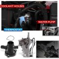 A-premium Thermostat Housing Water Pump Compatible With Buick Encore 2013-2016 Chevrolet Cruze 2011-2014 Sonic 2012-2014 Trax