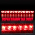 Auto Dynasty Full Led Red Housing High Mount 3rd Third Tail Brake Light Lamp Compatible With Buick Encore 13-16 Chevy Trax
