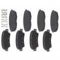 Aintier Automotive Replacement Brake Pads Front Rear Fit For Kia Soul 2014-2016