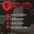 Red Label Abrasives 14 Inch 60 Grit Adhesive Back Silicon Carbide Sanding Disc