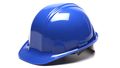 Pyramex Blue Cap Style 4 Point Snap Lock Suspension Hard Hat 