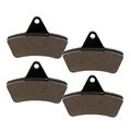 Caltric Brake Pads For Arctic Cat Bearcat 454 2x4 4x4 Front Brakes 1996-2004 