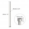 Uxcell Straight Ejector Pins 9 5mm 3 8 Dia 65mn Steel Round Tip Punch 250mm 10 Long For Mechanical Maintenance 2pcs