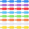 50 Pieces Cable Labels Multi Color Cord Wire Tags And For Management Classify Electronics Computers More Regular Style 