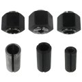 Collet Chuck Nut Set For Gof1200a Go200 Gof1300ce Gof2000ce Gof1400ce Gof1600ce And Dewalt Dw618 Dw618d M Dw618p Routers 1 2 In
