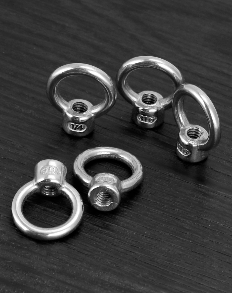 Lifting Eye Nut 10 Pack 1 4 Unc Marine Grade Stainless Steel 316