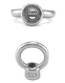 Lifting Eye Nut 10 Pack 1 4 Unc Marine Grade Stainless Steel 316