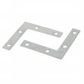Uxcell 51mmx51mmx1mm Metal Flat L Shaped Corner Brace Angle Bracket Repair Plates 10pcs