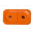 Stud Boy Super-lite Plus Pro Series Double Backer Plates Orange 75in 2522-p2-org 