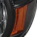 Auto Dynasty Compatible With Tacoma Pair Of Black Housing Amber Signal Trd Style Headlights Smoked Lens Fog Lights
