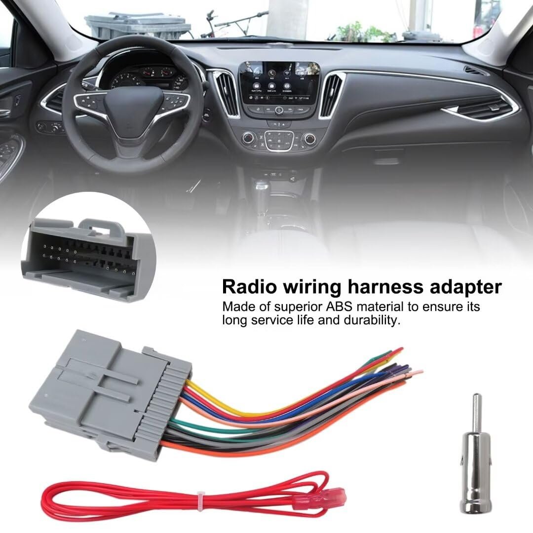 Car Radio Wiring Harness Kit For Chevrolet Silverado 3500 Ls Extended Cab Pickup 4 Door 8 1l V8 Gas Ohv Naturally Aspirated