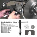 Disc Brake Pad Spreader Tool 4pcs Piston Caliper Non Slip High Hardness Rugged Rewind For Car Repair