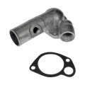 Coolant Thermostat Housing Forord 150 F 250 F 350 1990 Metal Natural 180 Degrees Neck Angle 1 5 In Outside Diameter E5tz8592e