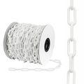 Houseables Plastic Chain Safety Barrier 125 Foot 2 Links Light Weight Uv Protected Accessory For Crowd Control Queue Line 