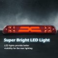 Led 3rd Brake Light For 93-11 Ford Ranger Fit 99-16 F250 Sd F350 F450 F550 Third Stop Lamp Red Lens Chrome Housing