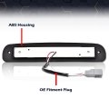 Led 3rd Brake Light For 93-11 Ford Ranger Fit 99-16 F250 Sd F350 F450 F550 Third Stop Lamp Red Lens Chrome Housing