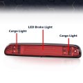 Led 3rd Brake Light For 93-11 Ford Ranger Fit 99-16 F250 Sd F350 F450 F550 Third Stop Lamp Red Lens Chrome Housing