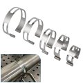 Exhaust Pipe Tacking Band Set For Tig Welding Fabrication 5 Piece Stainless Steel Clamp On Bands 2 In 3 And 4 Sizes 