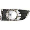 Fog Light Cover For Chevy Malibu 2006 2007 2008 Driver Side Lt Ltz Part Number 15853501 Gm2598103 Mlx-she712-125al-cl360a50 