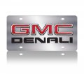 Gmc Denali Stainless Steel License Plate Cover Mirror Polished 304 Grade 6 In X 12 Standard Size 1605n-1 