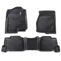 Pit66 Floor Mats Cargo Liners For Chevy Silverado Gmc Sierra 1500 Crew Cab 2007-2013 Fit 2500 3500 07-14 Heavy Duty All Weather 