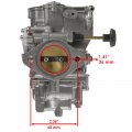 Carburetor For Yamaha Wolverine 350 Yfm350 Yfm-350 Yfm35f Yfm-35f 1995 Model Kvtr-2247