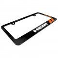 Ipick Image Made For Hemi Orange Racing Stripe Black Metal License Plate Frame Dodge Jeep Ram