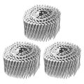 900 Count Siding Nails 2-1 2 X0 09 15-degree 304 Stainless Steel Ring Shank Full Round Head Collated Wire Coil For Lath And 