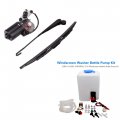 Qarmar 12 Volt Electric Windshield Wiper Motor Kit With Washer Pump Reservoir Fits Utv Polaris Rzr Ranger 900 1000 Hard Coated