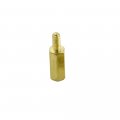 M2 5 Hex Standoff Spacer Brass Male To Female Thread 100 Pcs 17mm Total Length With 6mm And 4 5mm Width For Pcb Circuit Boards 