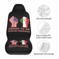 Proud To Be Italian American Italy Usa Flag Car Front Seat Covers Set Of 2 Washable Breathable Vehicle Cushion Protector For