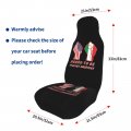 Proud To Be Italian American Italy Usa Flag Car Front Seat Covers Set Of 2 Washable Breathable Vehicle Cushion Protector For
