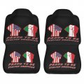 Proud To Be Italian American Italy Usa Flag Car Front Seat Covers Set Of 2 Washable Breathable Vehicle Cushion Protector For