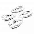 Sizver Chrome Door Handle Bowl For 2013-2017 Nissan Altima 