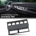 Center Gauge Radio Dash Bezel Trim For Jeep Wrangler Yj 1987-1995 55007310 8955007310 Gray