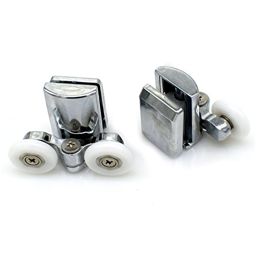 Yuanqian 25mm Showerroom Slided Door Bottom Pulley Wheel Zinc Alloy Shower Roller 4pcs