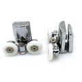 Yuanqian 25mm Showerroom Slided Door Bottom Pulley Wheel Zinc Alloy Shower Roller 4pcs