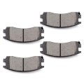 Rear D714 Ceramic Disc Brake Pad Set With Hardware 4 Pieces For Buick Lesabre Park Avenue Regal Riviera Cadillac Deville 