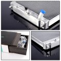 Performance Aluminum Radiator For Honda Civic D15 D16 Eg Ek 1992 2000 2 Row 42mm High Efficiency Cooling System Replacement