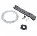 520-104l O Ring Chain And Sprocket Silver 14 41 Fits Yamaha Yfz350 Banshee 1997-2000