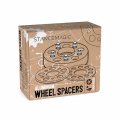 Stancemagic 4pcs 1 Inch 25mm Wheel Adapters Spacers Converts 4x4 25 To 4x100 Changes Bolt Pattern Metric 12x1 5 Studs Nuts