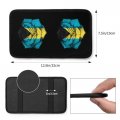 Rose Bahamas Flag Car Armrest Cover Auto Center Console Pad Soft Cushion Handrail Box Universal Decoration